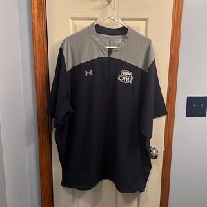 Navy & gray 2Xl ODU windbreaker with zipper
